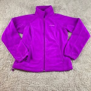 Purple Columbia Fleece Zip-up